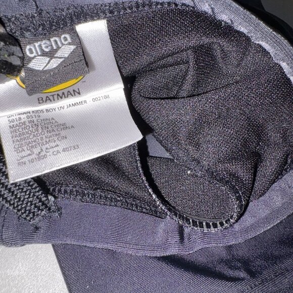 Arena Board Swimsuit Jammer Competition Swim Shorts Boys Size 2T Batman Rare - Picture 8 of 11